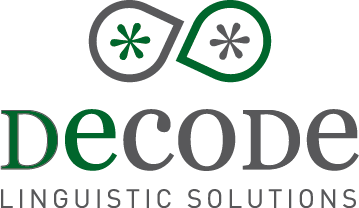 Decode Linguistic Solutions Logo